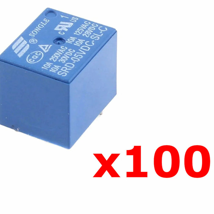 SPDT Relays - Bulk packs of 100 - Various Voltages from PMD Way with free delivery