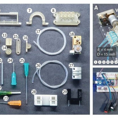 This 3D-printed, Arduino-controlled kit makes microfluidic pumps more accessible