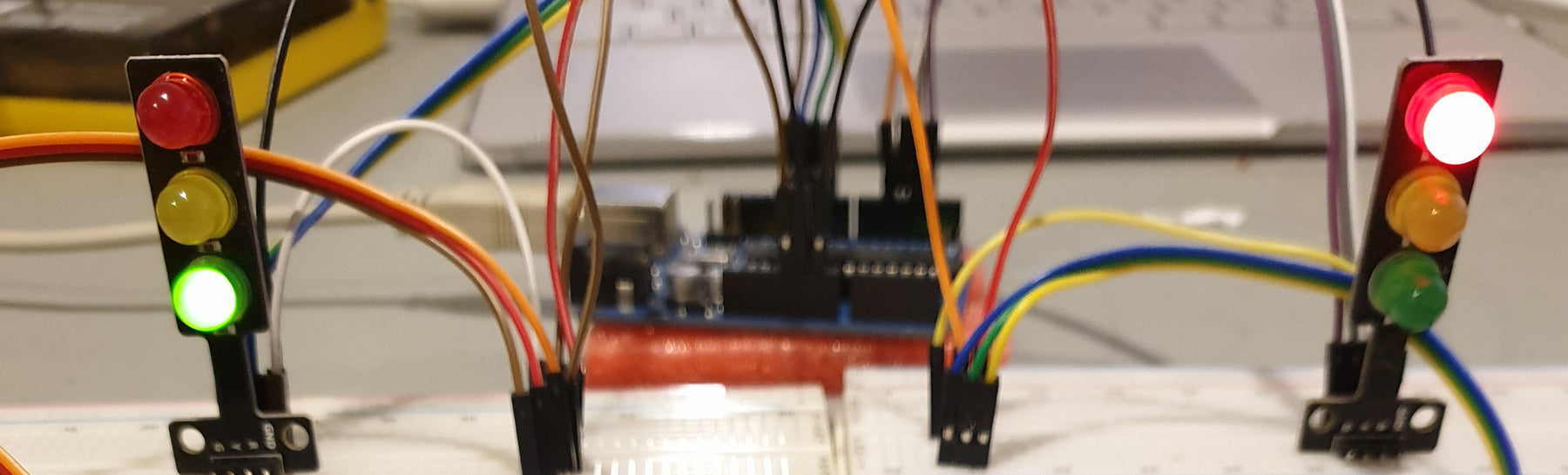 Create your own model traffic light system prototype with Arduino
