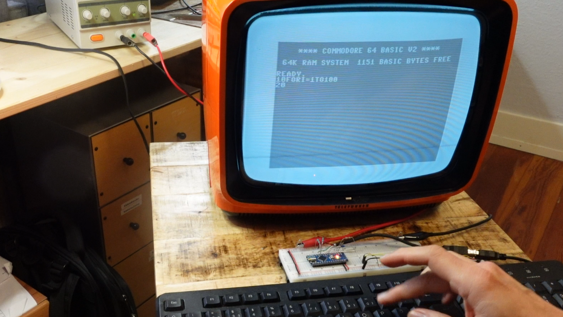 Arduino emulation of a Commodore C64