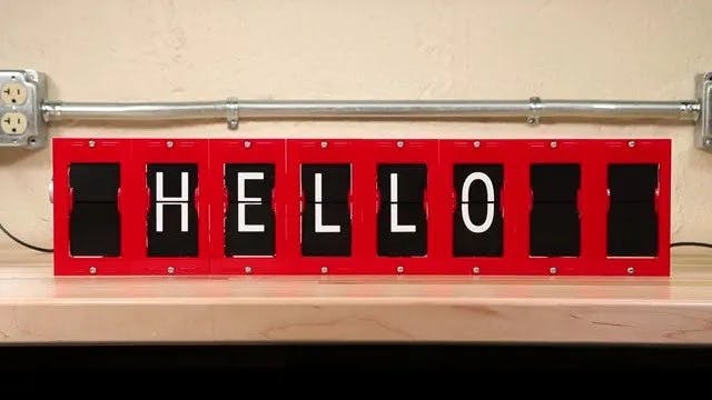 Bring Back the Nostalgia with These Large DIY Split-Flap Displays