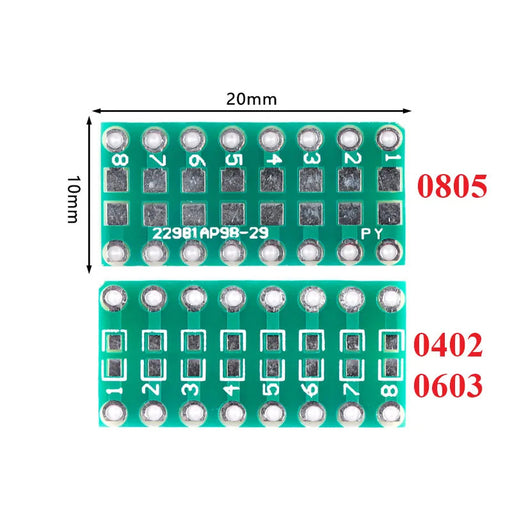 0805 0603 0402 SMD SMT Breakout Boards - 100 Pack from PMD Way with free delivery