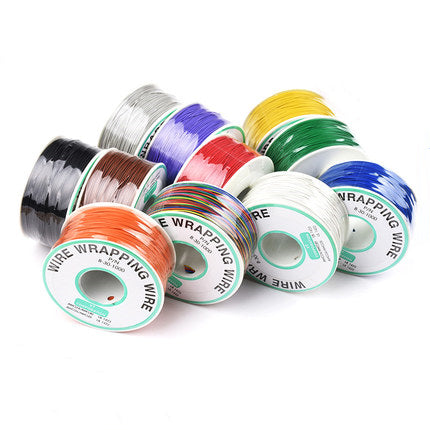 30AWG 250m Single Core Wrapping Wire - Various Colors from PMD Way with free delivery