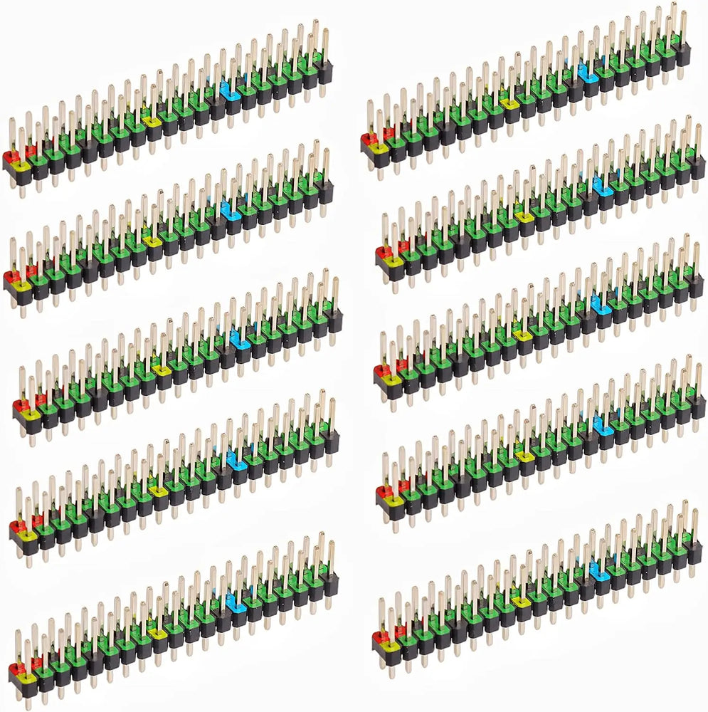 Colour Coded GPIO Headers for Raspberry Pi Zero - 10 Pack from PMD Way with free delivery