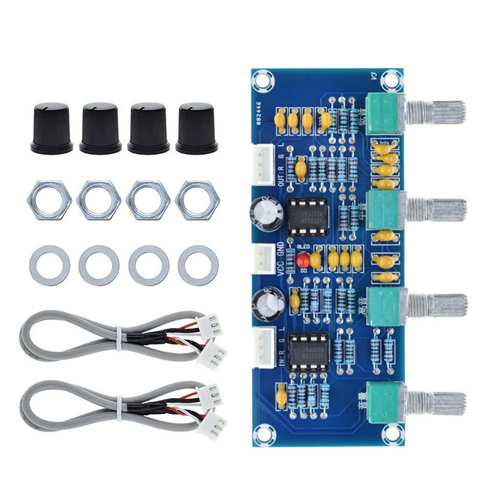 NE5532 Preamplifier Board with Controls