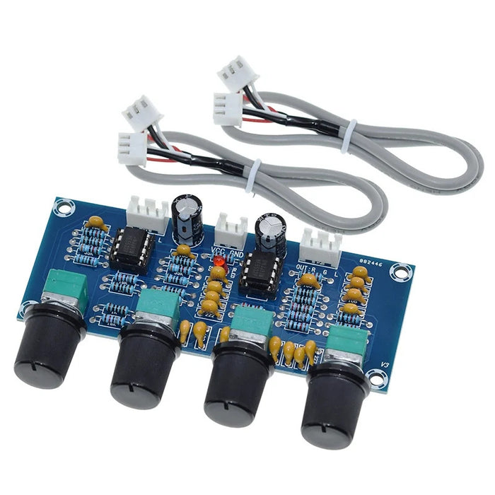 NE5532 HiFi Preamp Pre-Amplifier Tone Board Kits AC 12V OP-AMP HiFi NE5532 HiFi Preamp Pre-Amplifier Tone Board Kits AC 12V OP-AMP HiFi