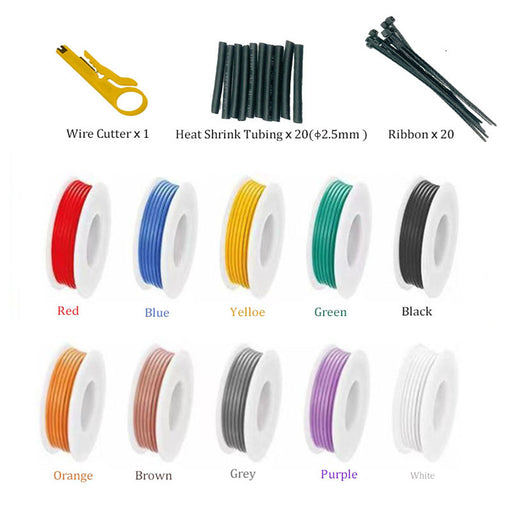 10 Color Soft Silicone Wire Pack from PMD Way with free delivery