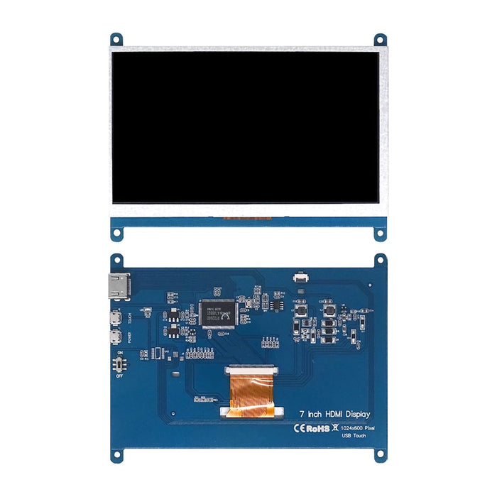 7" 1024x600 IPS HDMI Monitor with Optional Touch from PMD Way with free delivery