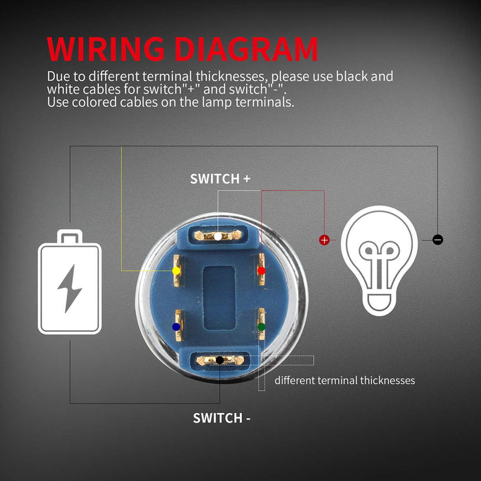 16mm Toggle Switch IP67 with RGB LED from PMD Way with free delivery