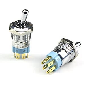 16mm Toggle Switch IP67 with RGB LED from PMD Way with free delivery