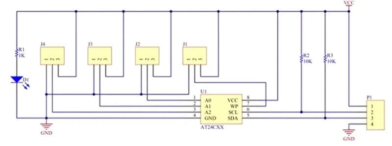 AT24C256 EEPROM Board for Arduino and more from PMD Way with free delivery