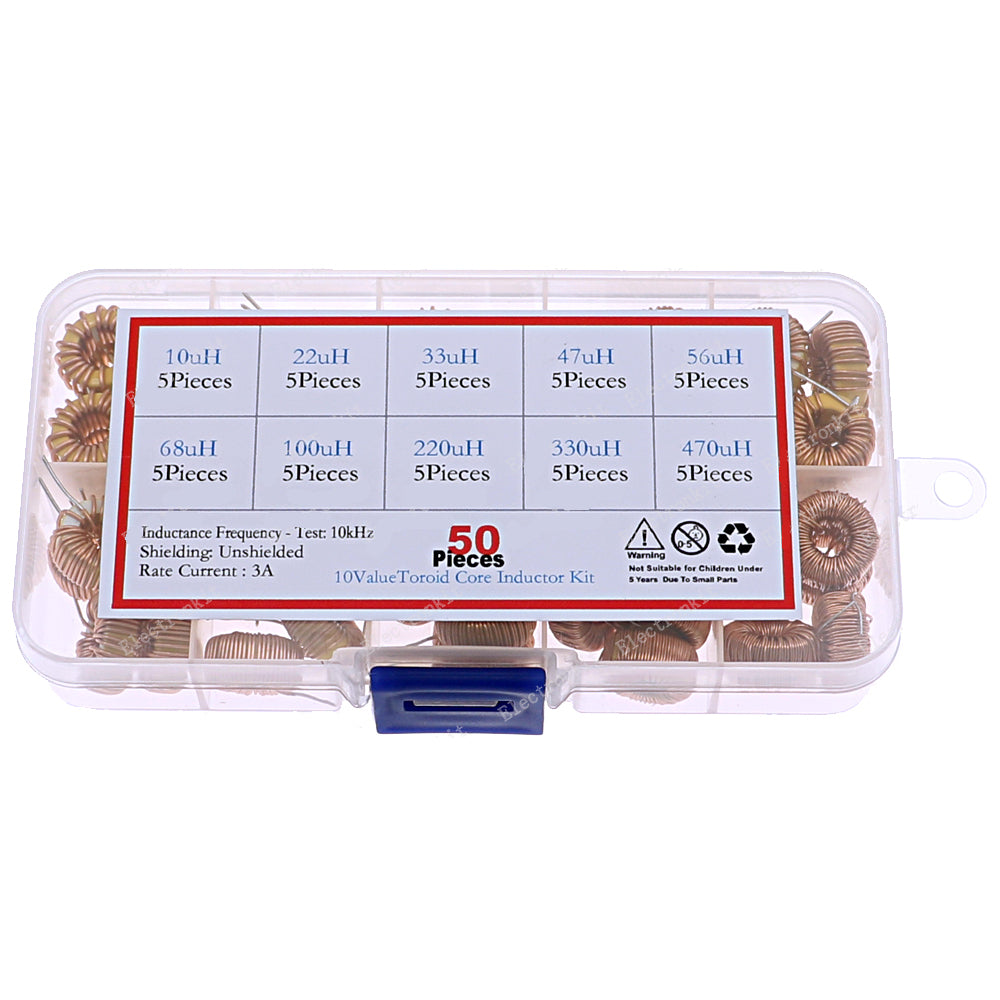 Kit 145 Pezzi Induttori Assortiti Hilitand - 12 Valori Da 10uH A 10mH Per Elettronica - Foto 2