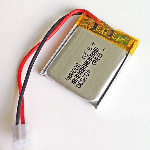 Lithium Ion Polymer Battery - 3.7v 300mAh 402530 5 pack from PMD Way with free delivery
