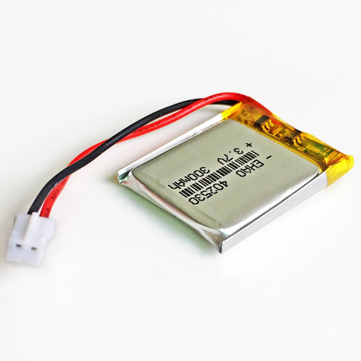 Lithium Ion Polymer Battery - 3.7v 300mAh 402530 5 pack from PMD Way with free delivery