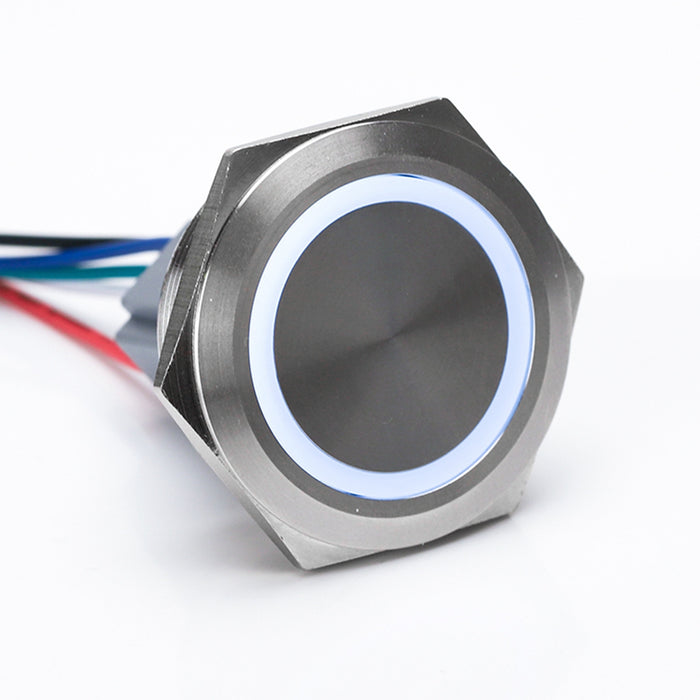 Illuminated 40mm Stainless Steel IP65 Push Buttons from PMD Way with free delivery