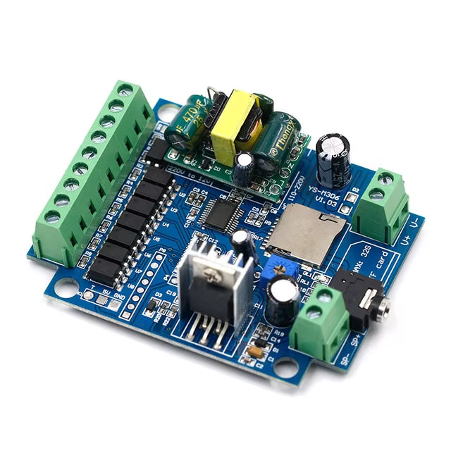 Eight Channel Amplified MP3 Voice Playback Module