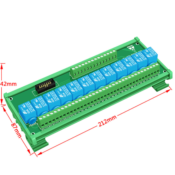 Dim Relay Rail DIN Rail Mount Relay Boards — PMD Way