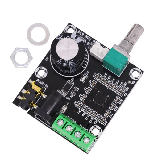 Build a compact stereo with the PAM8610 2 x 15W class D Power Amplifier Board with Volume Control from PMD Way with free delivery
