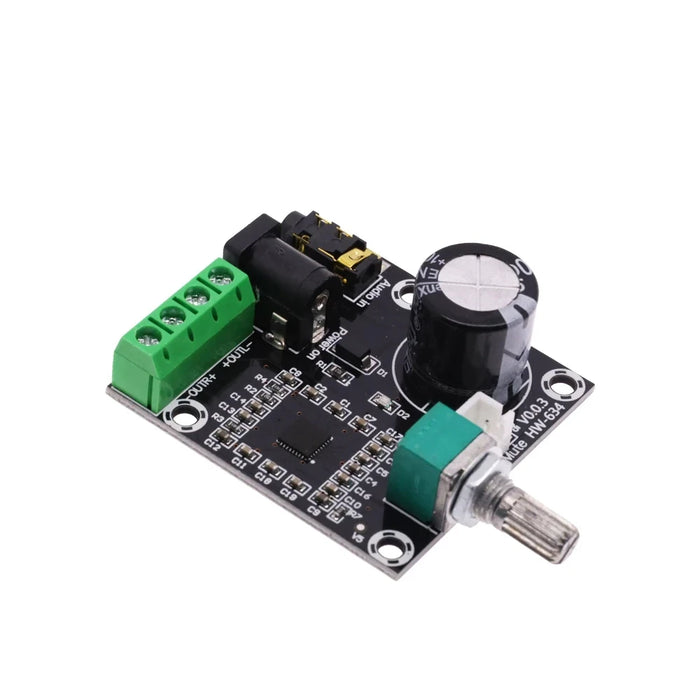 Build a compact stereo with the PAM8610 2 x 15W class D Power Amplifier Board with Volume Control from PMD Way with free delivery
