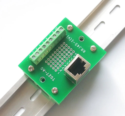Useful RJ45 8P8C 1-Way Buss DIN Rail Terminal Block Breakout Board from PMD Way with free delivery