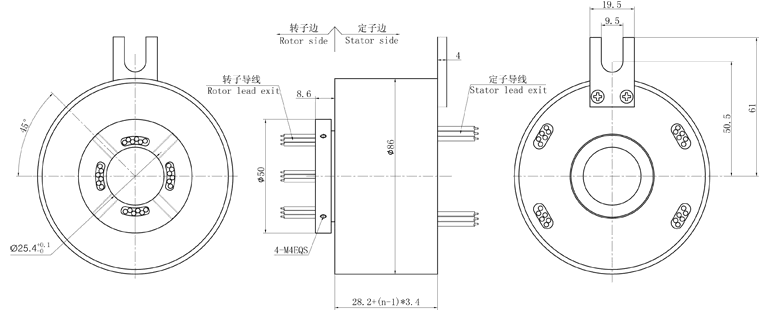 Very High Current Slip Rings - Various Options from PMD Way with free delivery