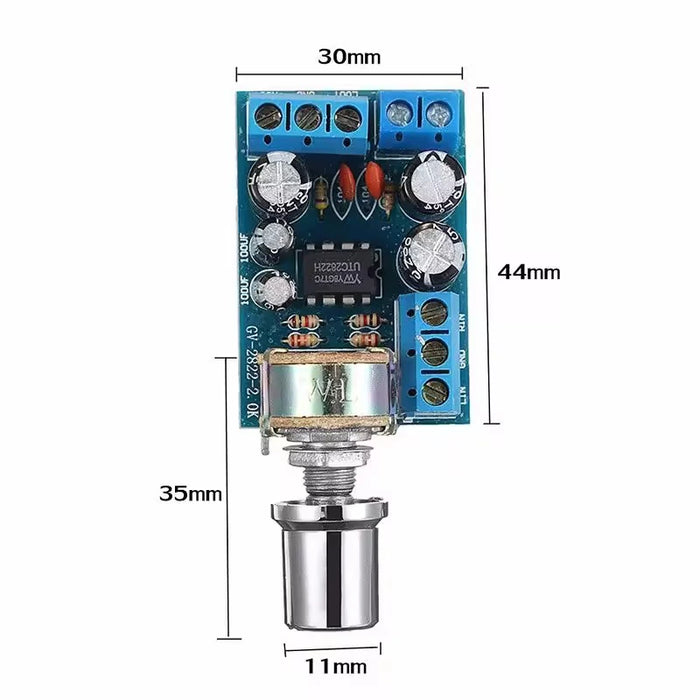 TDA2822 Stereo Amplifier Board