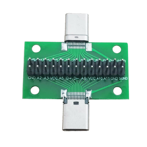 Easily tap into USB C cables with the USB 3.1 Type C Male to Female Breakout Test Board from PMD Way with free delivery