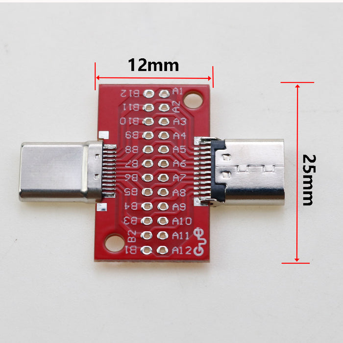 USB 3.1 Type C Female to Male Breakout Test Board from PMD Way with free delivery