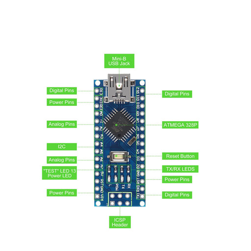 Arduino Nano v3.0 Compatible Boards - Various Options from PMD Way with free delivery