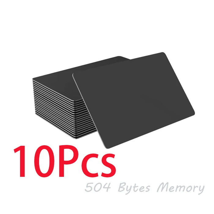 Matte Black 13.56MHz Rewriteable NFC RFID Cards from PMD Way with free delivery