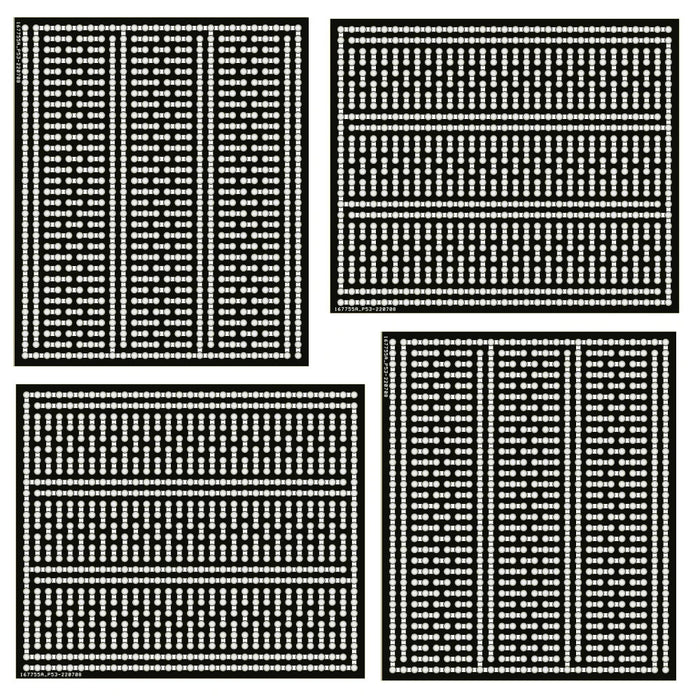 Double-sided Breadboard-style Prototyping PCBs - Four Pack from PMD Way with free delivery