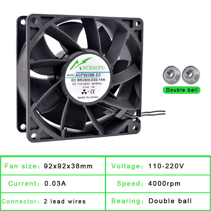 AC Brushless Cooling Fans - Various Sizes
