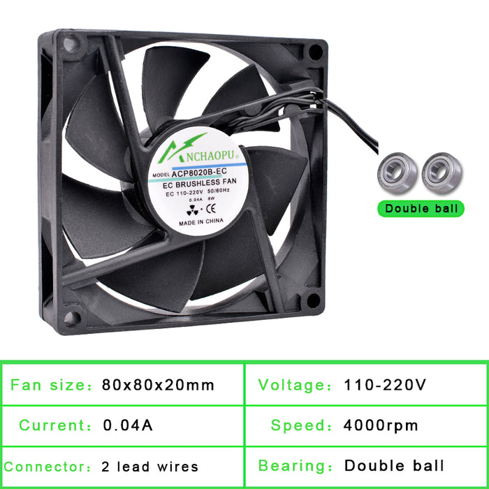 AC Brushless Cooling Fans - Various Sizes