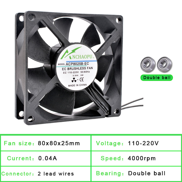 AC Brushless Cooling Fans - Various Sizes