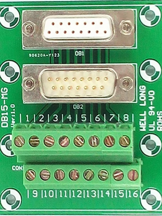 Convenient DB15 Male and Female Breakout Board from PMD Way with free delivery