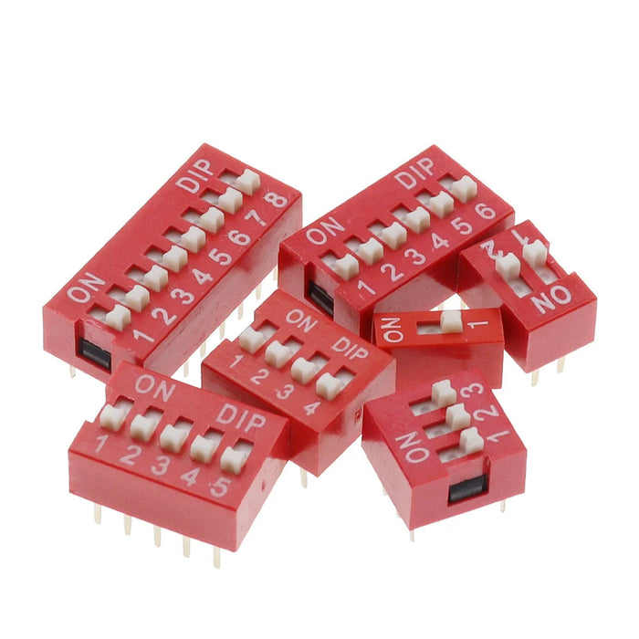 Through Hole DIP Switches - 100 Pack from PMD Way with free delivery