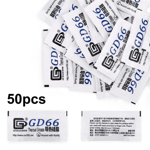 Heatsink Thermal Grease Paste Sachets - 50 Pack from PMD Way with free delivery