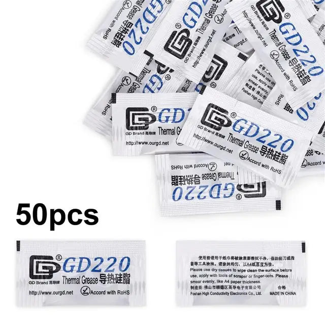 Heatsink Thermal Grease Paste Sachets - 50 Pack from PMD Way with free delivery