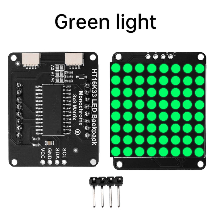 HT16K33 8x8 LED Matrix Module