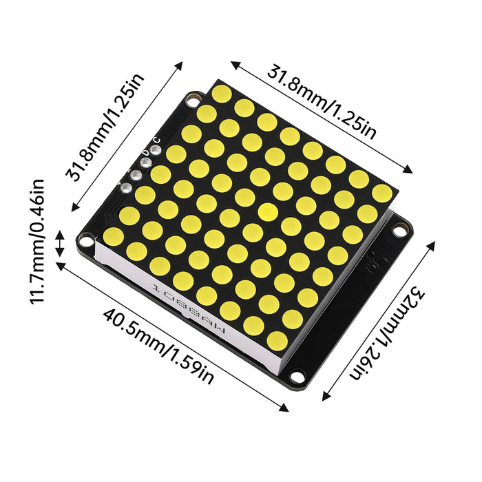 HT16K33 8x8 LED Matrix Module