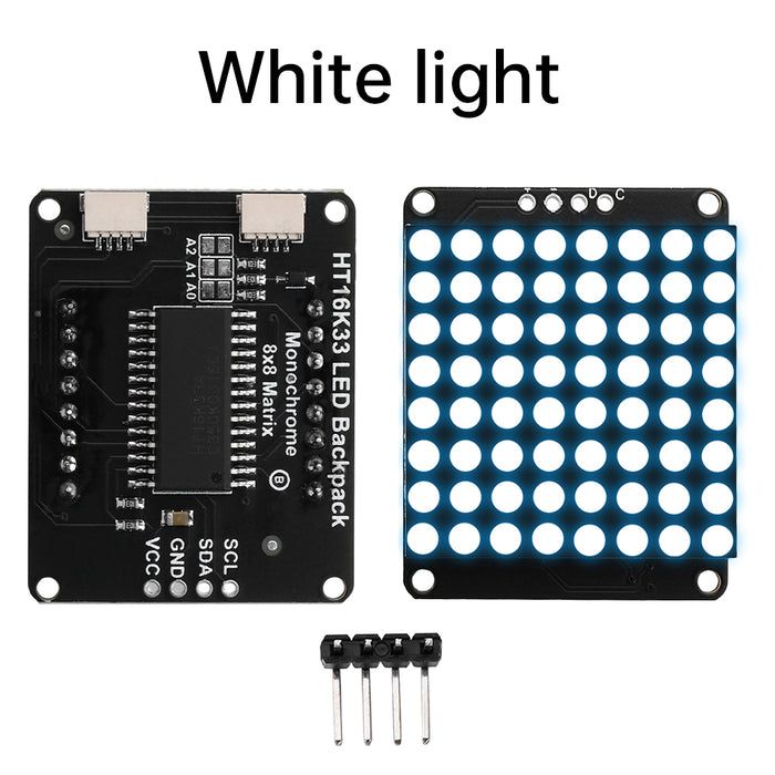 HT16K33 8x8 LED Matrix Module