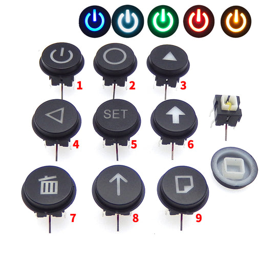 Illuminated Icon Tactile Buttons from PMD Way with free delivery