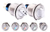 22mm Stainless Steel Latching Rotary Switch from PMD Way with free delivery