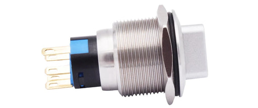 22mm Stainless Steel Latching Rotary Switch from PMD Way with free delivery