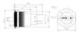 22mm Stainless Steel Latching Rotary Switch from PMD Way with free delivery