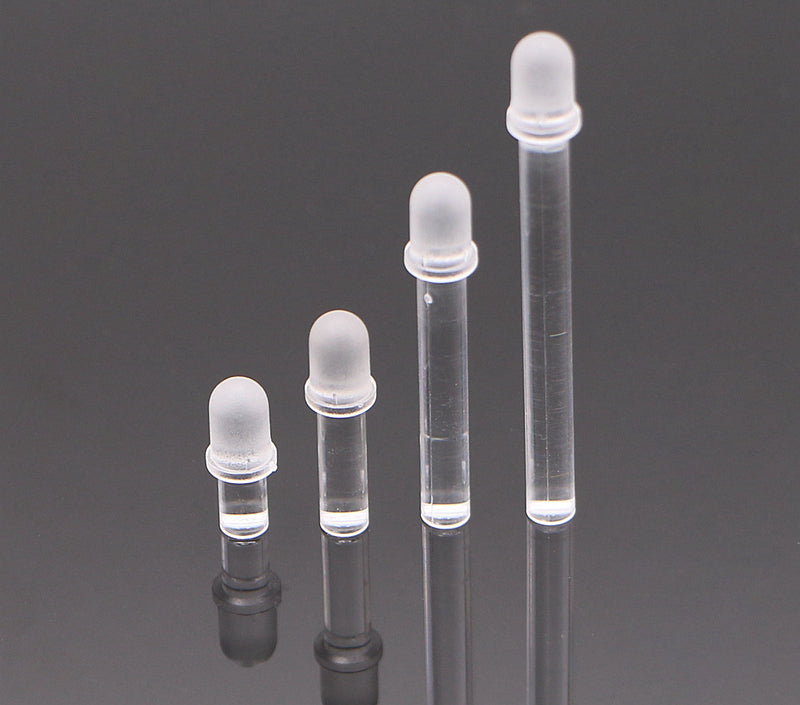 Light Pipe Injection 5mm LED Light Pipes - Various Lengths - 50 Pack — PMD Way