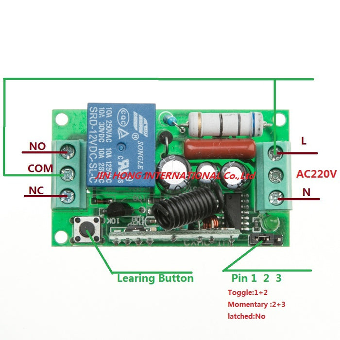 Twelve Channel Industrial Wireless Independent AC Relay System - Long Range from PMD Way with free delivery