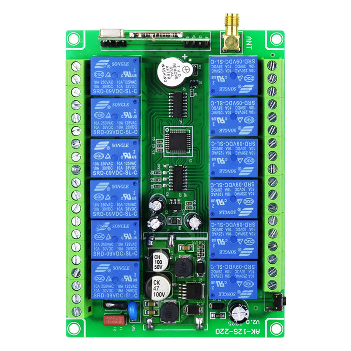 Twelve Channel Industrial Wireless DC Relay System - Long Range from PMD Way with free delivery