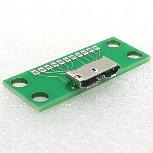 USB 3 Micro B Socket Breakout Board from PMD Way with free delivery worldwide