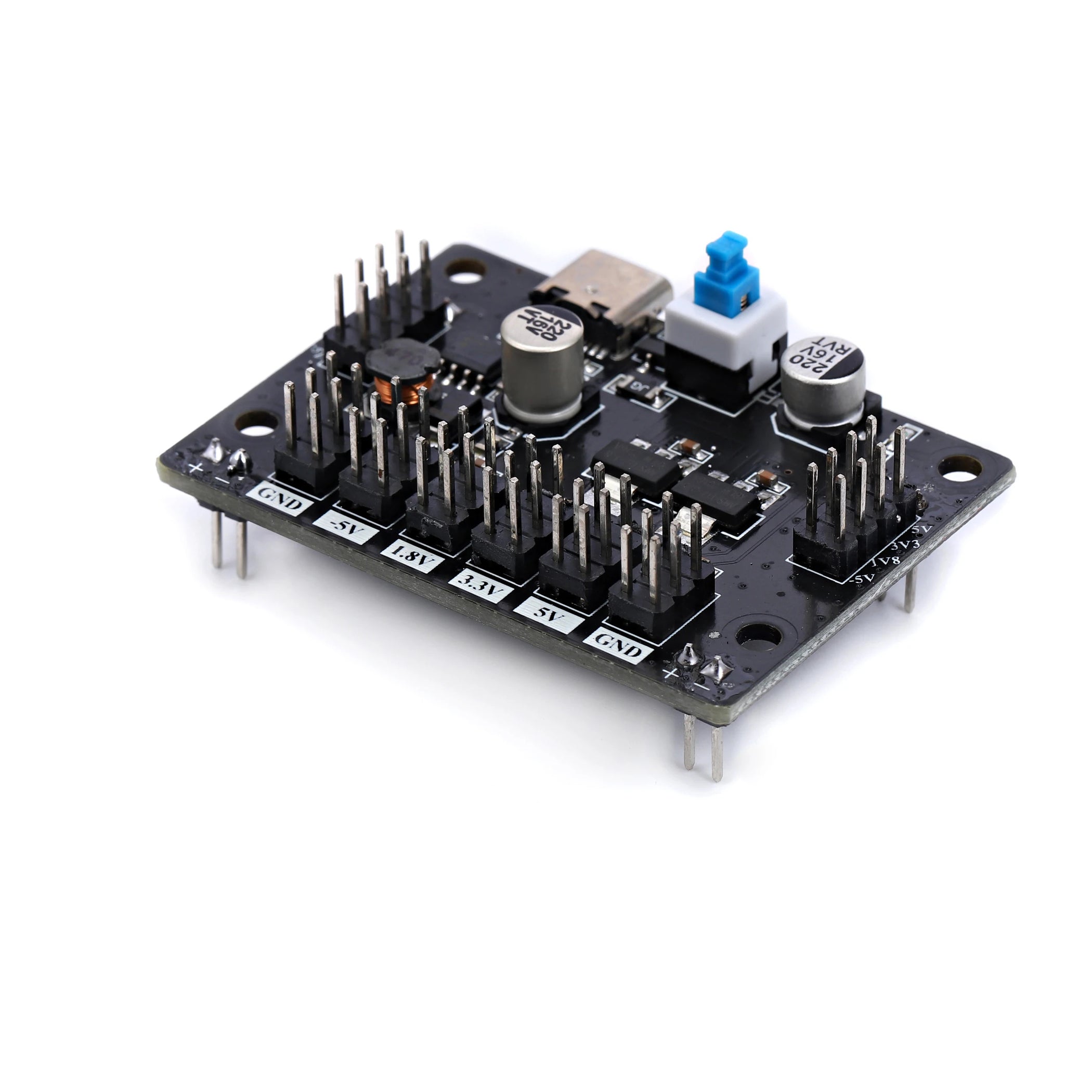 Breadboard Powered Rails Multi-Rail Solderless Breadboard Power Supply — PMD Way